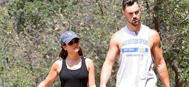 Lea Michele se mud con su novio