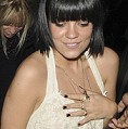 Lily Allen vestida de novia.