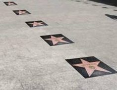 Los nuevos integrantes del Paseo de la Fama.