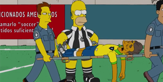 ¿Los Simpson anticiparon la lesión de Neymar?
