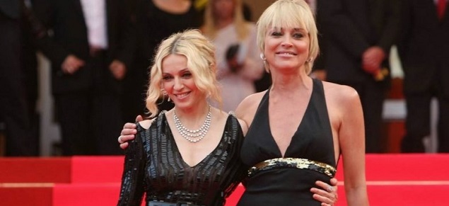 Madonna a Sharon Stone: Eres mediocre. Ella responde: Soy tu amiga y te amo...