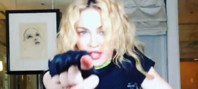 Madonna subi su primer video a Instagram