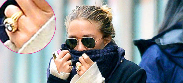 Mary Kate Olsen y un sospechoso anillo