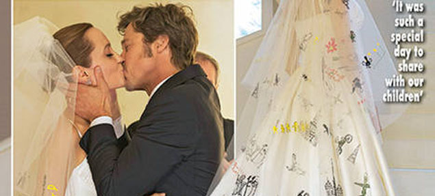 Ms detalles de la boda de Brangelina