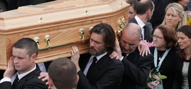 Ms problemas para Jim Carrey: No pag el funeral de Cathriona como haba prometido