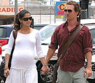Matthew Mcconaughey fue pap.
