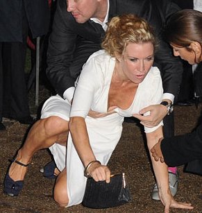 Una cada bochornosa.