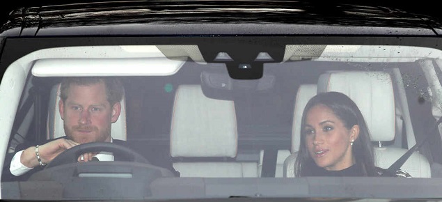 Meghan entra (oficialmente) en el Palacio de Buckingham