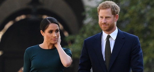 Meghan y Harry separados en su aniversario