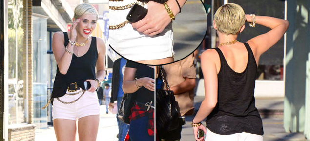 Miley Cyrus, de vuelta sin su anillo de compromiso