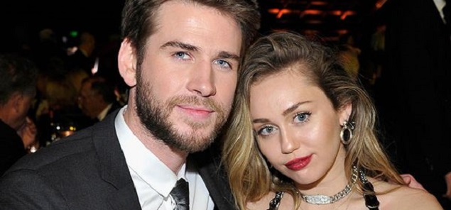 Miley Cyrus y Liam Hemsworth celebraron  aos de amor