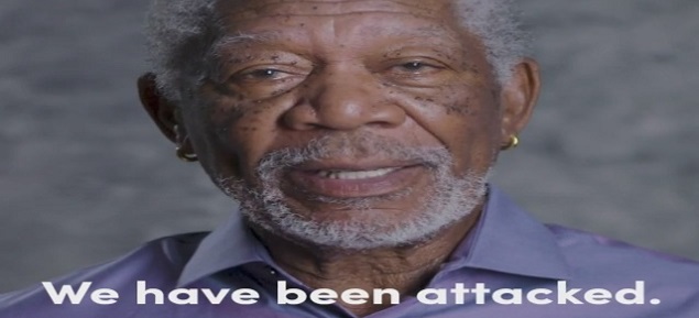 Morgan Freeman contra Rusia: Hemos sido atacados