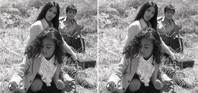 North West debuta como modelo