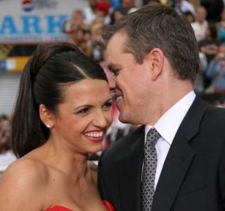 Matt Damon fue padre.