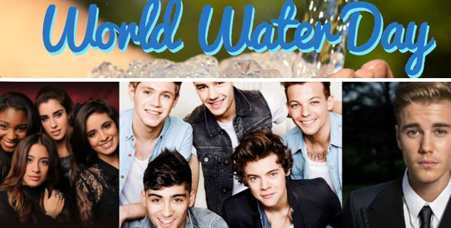 One Direction, Justin Bieber y Fifth Harmony juntos por el Da Mundial del Agua