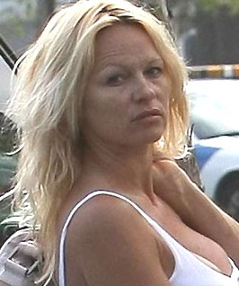 Pamela Anderson fue sorprendida