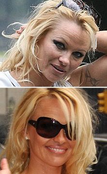 Pamela Anderson en N.Y.