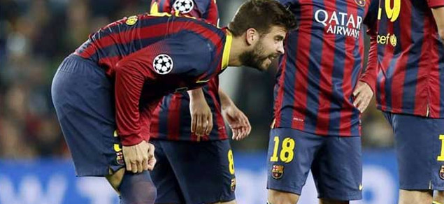 ¿Peligra la participación de Piqué en el mundial?