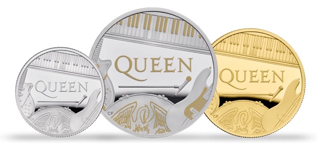 Queen es la primera banda en aparecer en monedas britnicas