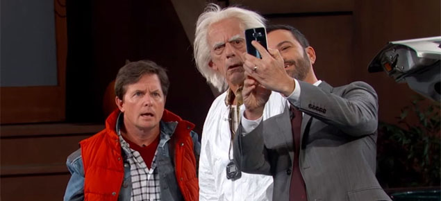 Regreso al futuro: Marty McFly y Doc Brown en Jimmy Kimmel Live