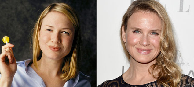 Rene Zellweger, irreconocible