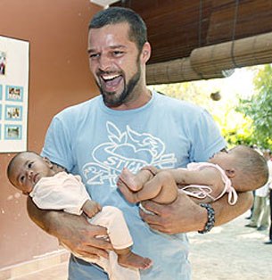 Ricky Martin fue padre.