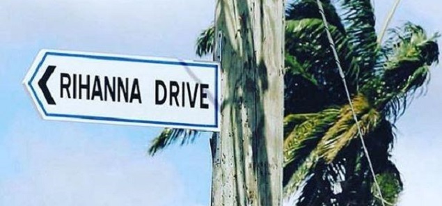 Rihanna ya tiene su propia calle en Barbados