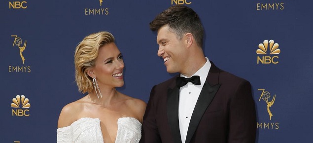 Scarlett Johansson se cas por tercera vez: le dio el s a Colin Jost