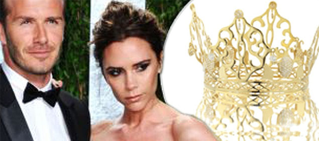 Se subasta la tiara de boda de Victoria Beckham