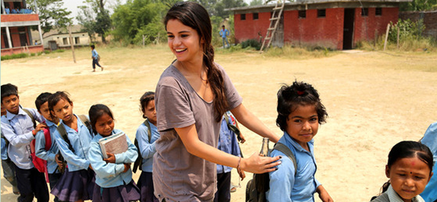 Selena Gmez, embajadora de Unicef