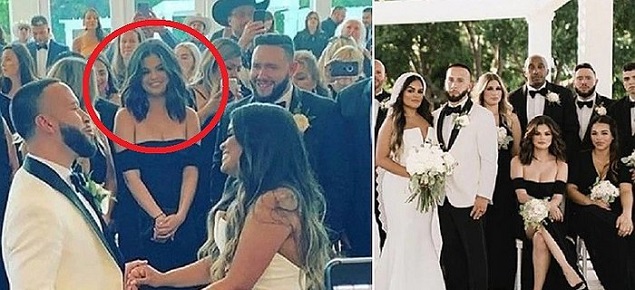 Selena Gomez fue dama de honor