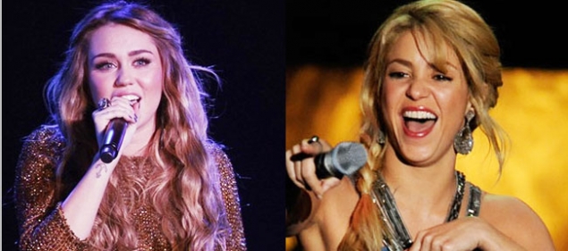Shakira cantar con Miley Cyrus