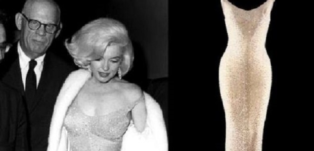 Subasta millonaria para un vestido de Marilyn Monroe