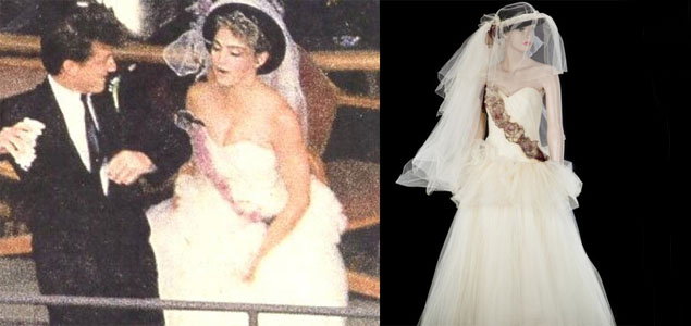 Subastaron el vestido de novia de Madonna