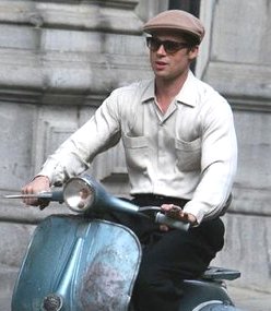 Brad Pitt y un pequeo accidente.