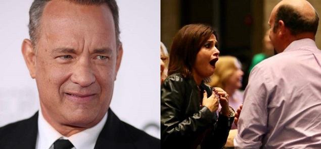 Tom Hanks ayuda a un joven en su propuesta sorpresa de matrimonio