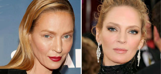 Uma Thurman irreconocible, culpa del bistur?